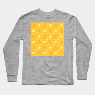 Yellow Shell Mosaic Long Sleeve T-Shirt